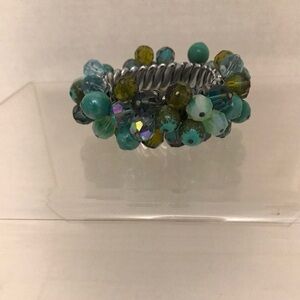 Beaded Cluster Stretch Bracelet